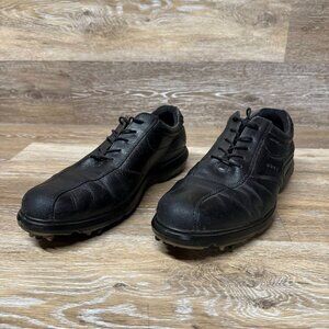 ECCO Men's Hydromax Classic Golf Shoes black Leather Size EU44